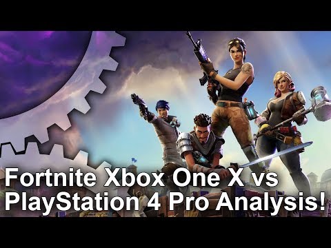 [4K] Fortnite Xbox One X Delivers a Big Visual Upgrade... But What About Performance?