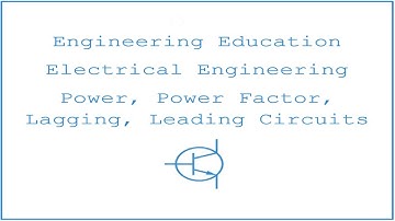 Overview of Power, Power Factor, Lagging and Leading Circuits