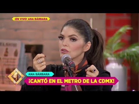 Ana Bárbara: sus hijos, su presentación en el metro de la CDMX ¡y más!