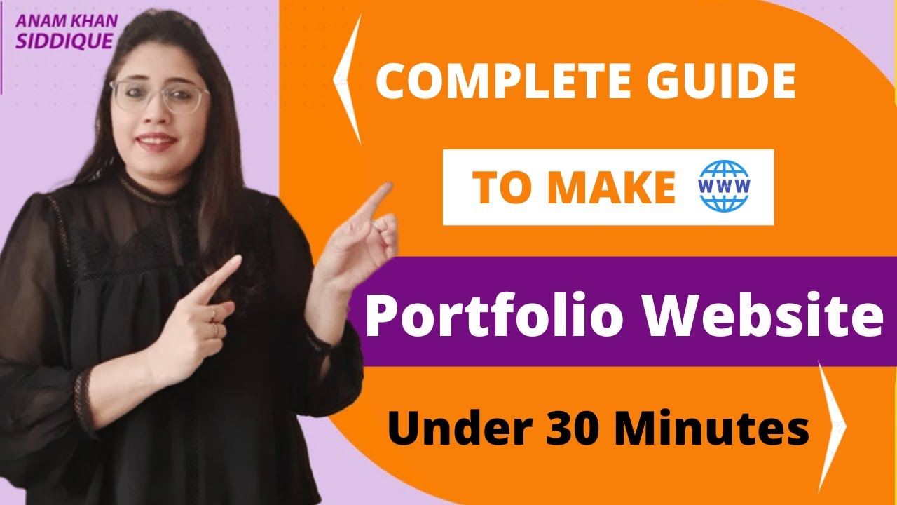 Portfolio Website || Learn How To Make A Personal Portfolio Website ...