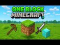 ONE BLOCK en MINECRAFT 🌍 toda la aventura resumida en un solo video