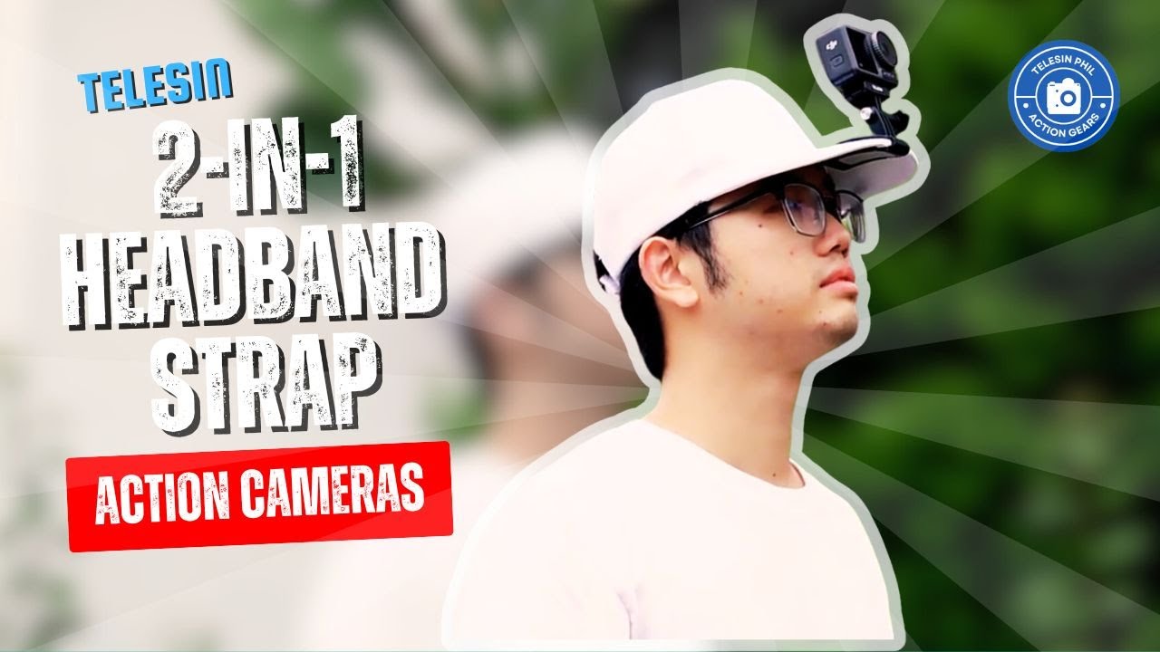 TELESIN 2-in-1 Headband & Hat Clip Mount Review – Hands-Free POV for Action Cameras QHM-001