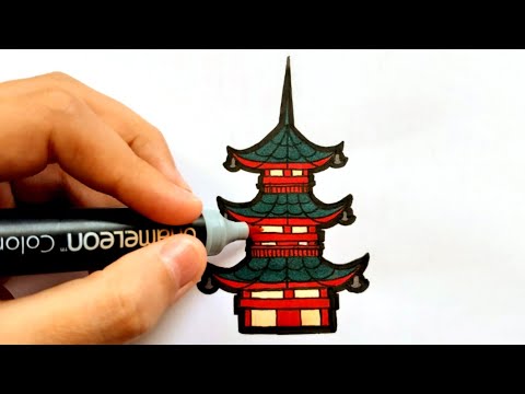 Vidéo: Comment Dessiner Un Temple