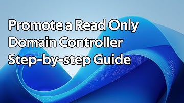How to setup a Read-Only Domain Controller (RODC) (Windows Server 2025)