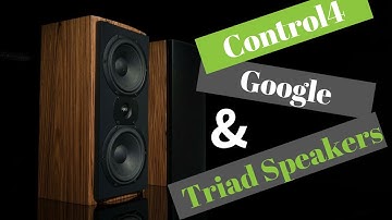 Control4 Google assistant & Triad Speakers - CEDIA2019