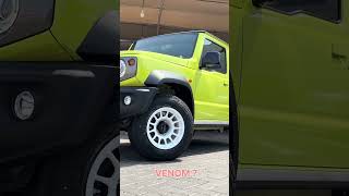 Suzuki Jimny Transformation! From No Wheels to Lenso Wheels 🔥 | Tyre Installation Satisfying Process
