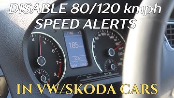 VCDS - Disabling 80, 120 kmph speed alerts in VW and Skoda MQB cars