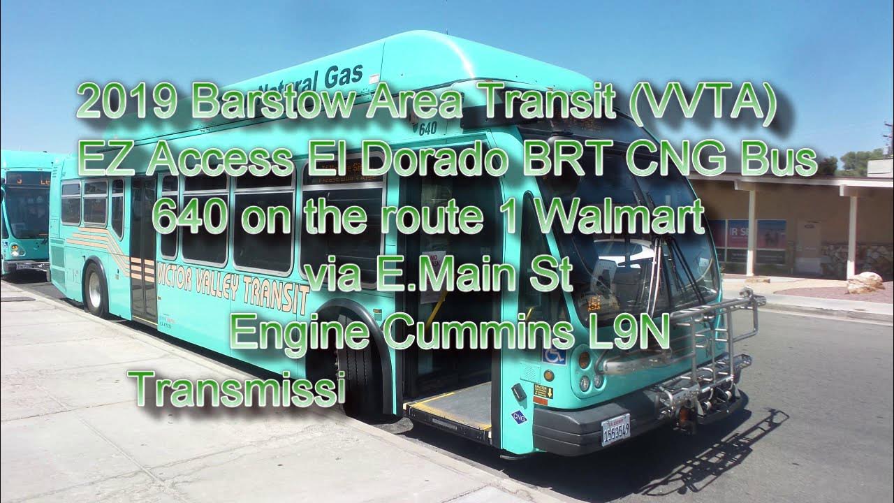 2019 Barstow Area Transit (VVTA) EZ Access El Dorado BRT CNG Bus 640