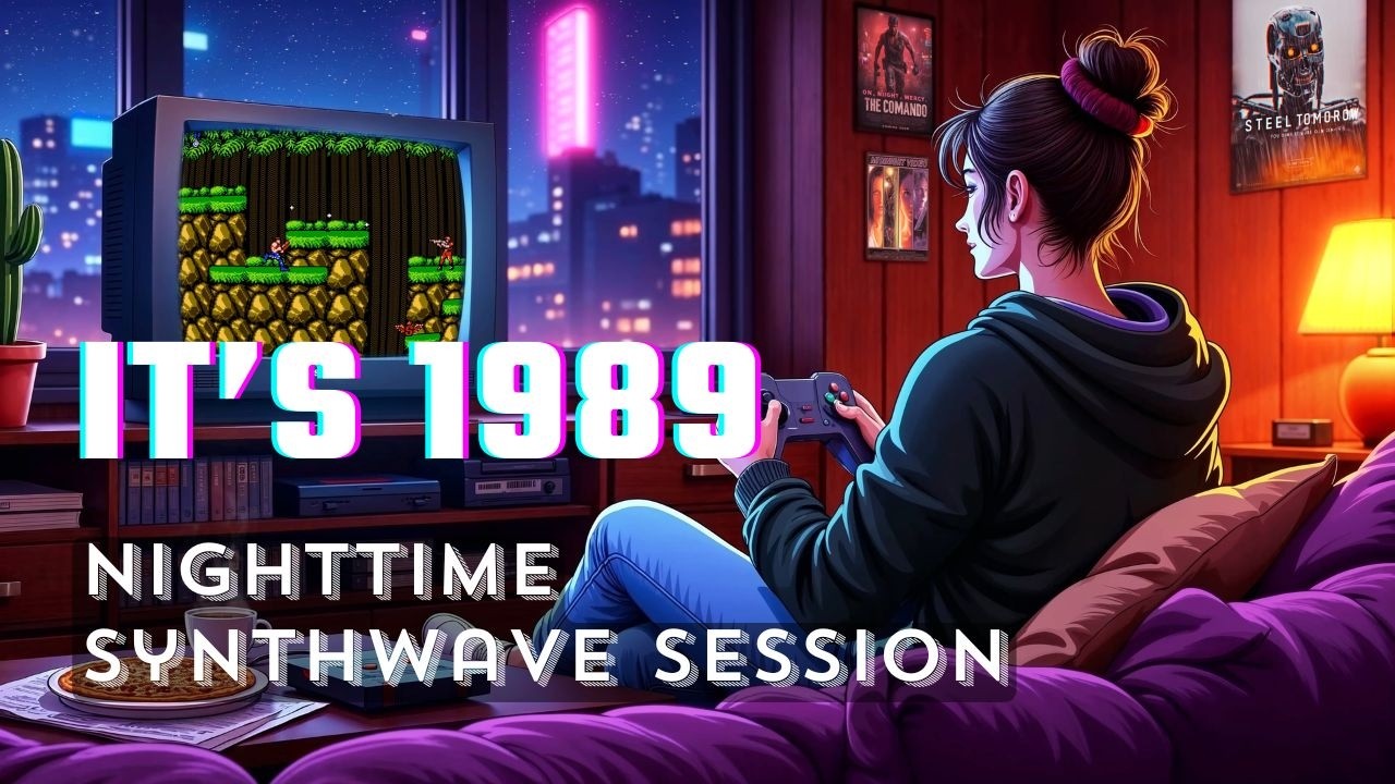 Retro Night Gaming ’93 🌙 // Synthwave for Study & Work