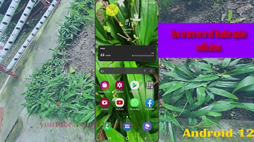 How to turn on or off Weather update notifications in Samsung Galaxy S21 Plus