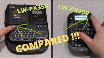 Epson LWPX300 LWPX350 comparison