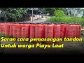 Ide cara pemasangan tandon untuk keperluan darurat (khusus warga Piayu Laut)