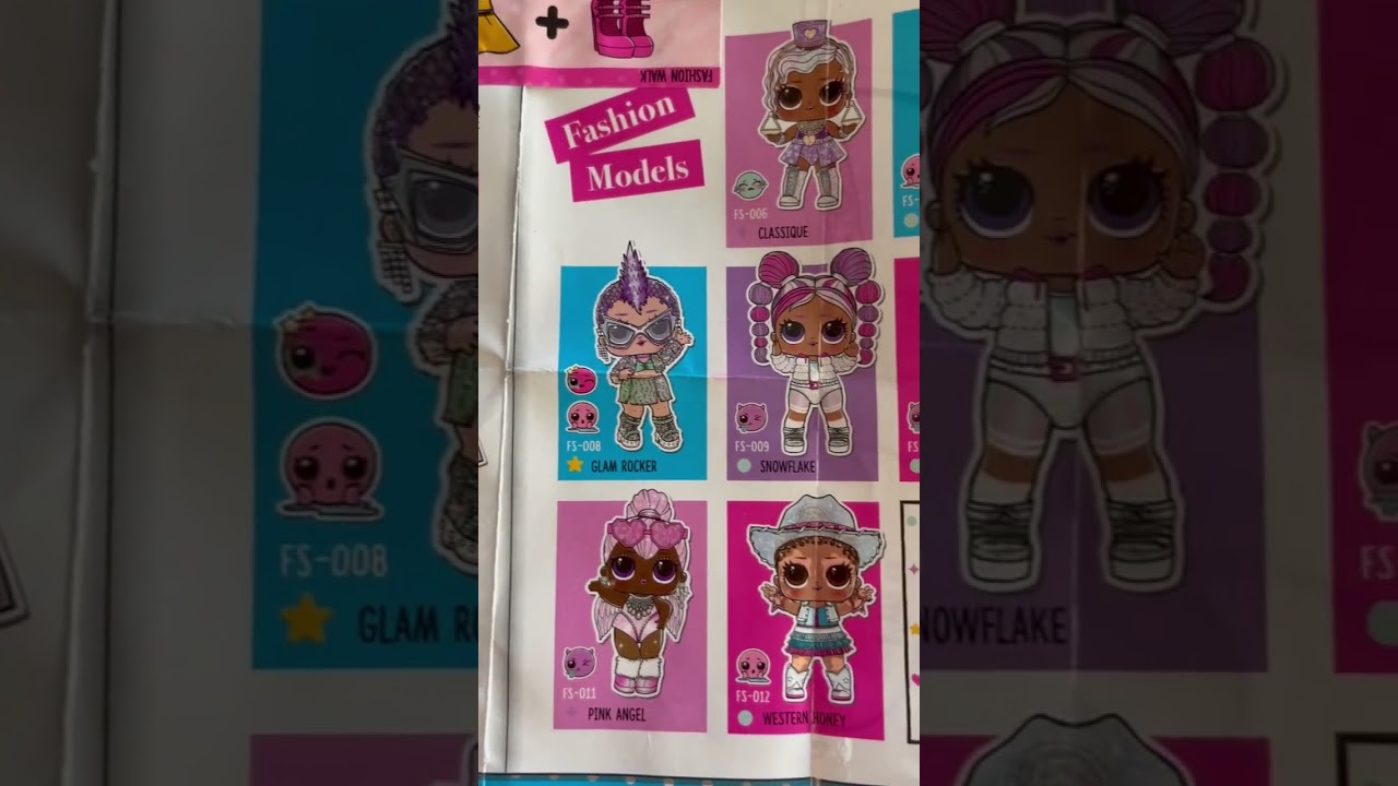 New 2022 lol surprise fashion show dolls checklist 