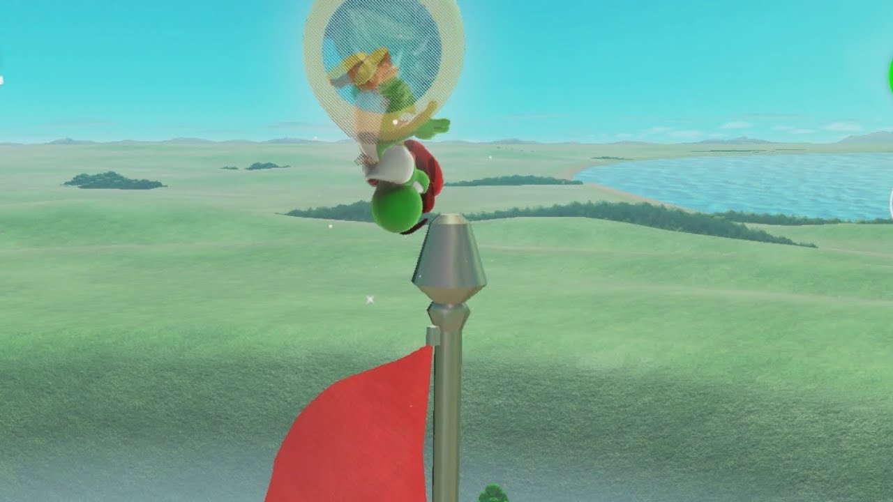 Yoshi Mario is a Jerk in Luigi's Balloon World ( Mushroom Kingdom