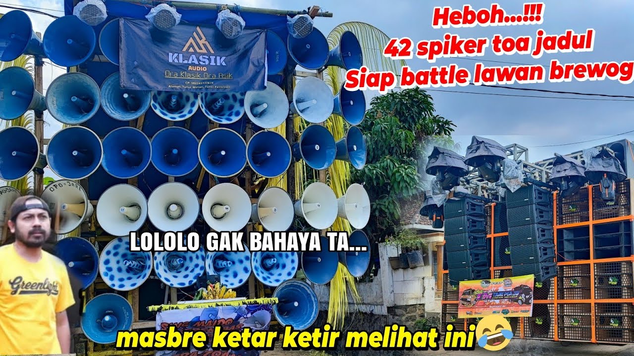 Viral...!!! Brewog di tulup 42 spikrer toa  jadul siap diajak battle masbre ketar ketir melihat ini😂