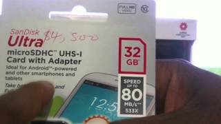 SanDisk Ultra 32GB microSDHC UHS-I Card