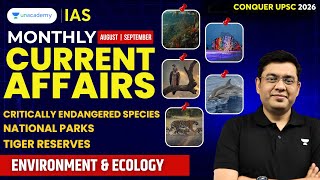 Monthly Current Affairs 2025 (Aug-Sep) | Environment, Ecology & Climate Change for UPSC 2026