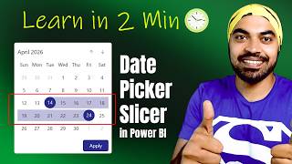 How to Create a Date Picker Slicer in Power BI