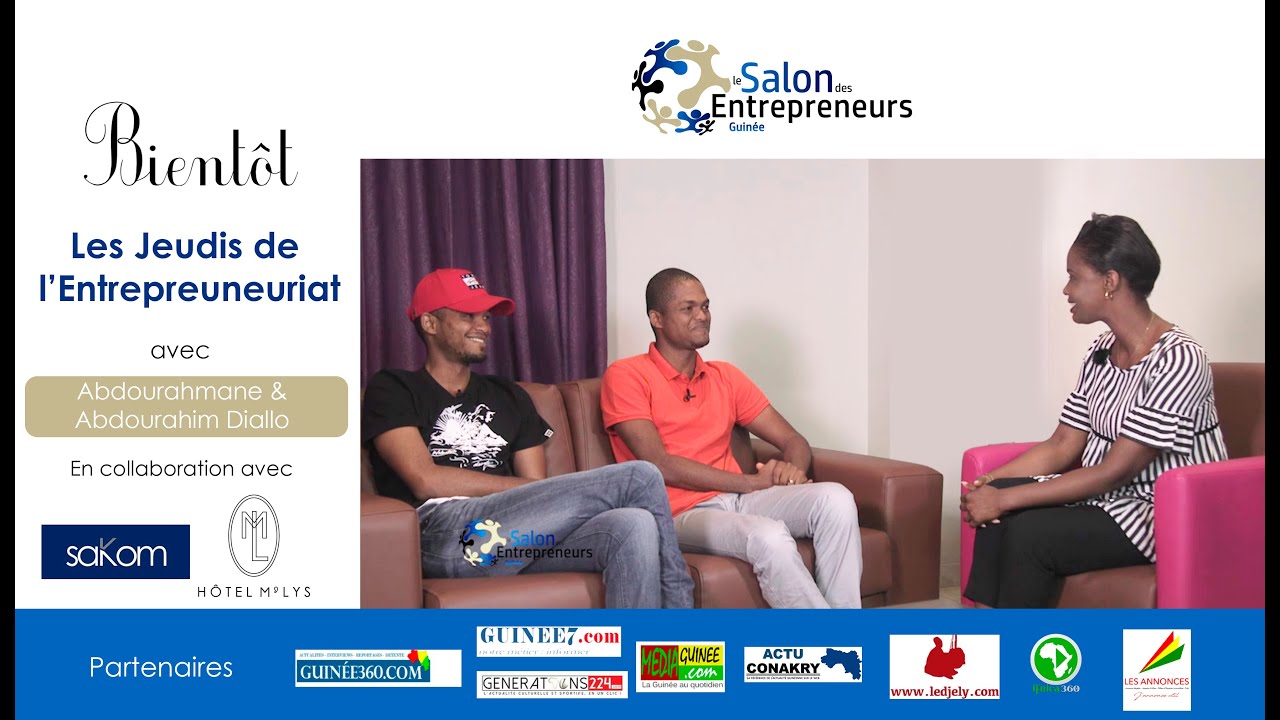 SADEN Les Jeudis de l'Entrepreneuriat avec Abdourahmane et Abdourahim Diallo de CAPA et Suk'arts