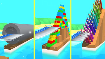 Flying Cut - Very Satisfying and Relaxing ASMR Slicing Video Game