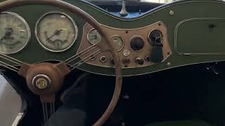 1953 MG TD start up