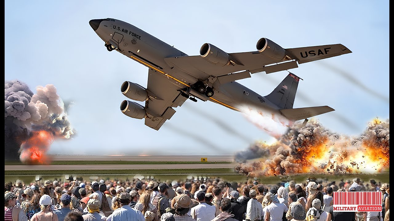 Houthis shocked: Pilot and crew KC-135 Stratotanker, US Air Force takes off with full speed