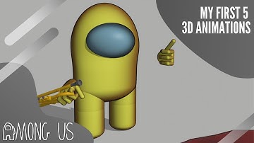 [C4D] My First 5 Among Us 3D Animations