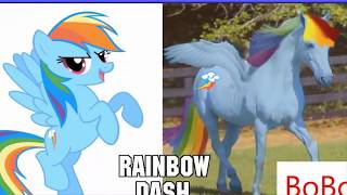 Blue Cartoon Characters In Real Life - Realistic 2018