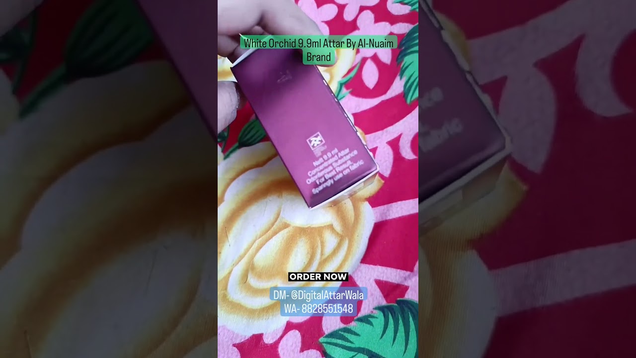 White Orchid 9.9ml Attar By Al-Nuaim Brand 50% Off Order Now 