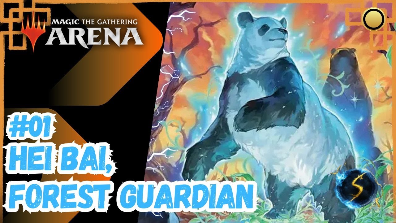 It's Showtime: Hei Bai, Forest Guardian ☀️💧💀🔥🌲#01 - MTG Arena - Brawl