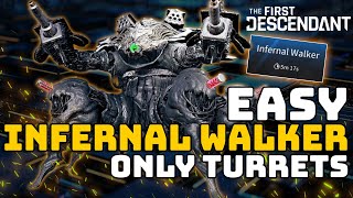 INFERNAL WALKER - Using Only Jaybers Turrets - 5 Min Clear | The First Descendant Jayber Build