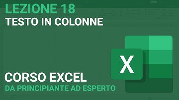 Testo in colonne - EXCEL TUTORIAL ITALIANO 18