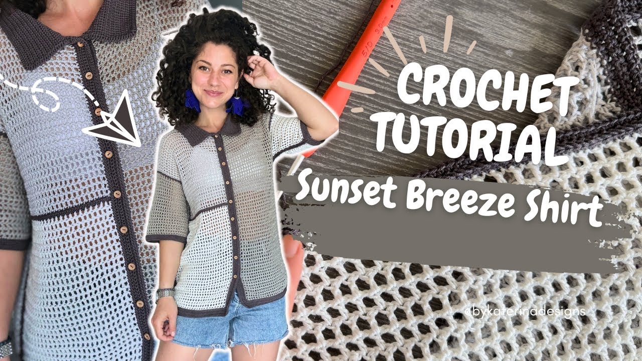 Create your own trendy SUNSET Breeze Shirt with our easy-to-follow Create your own trendy SUNSET Breeze Shirt with our easy-to-follow