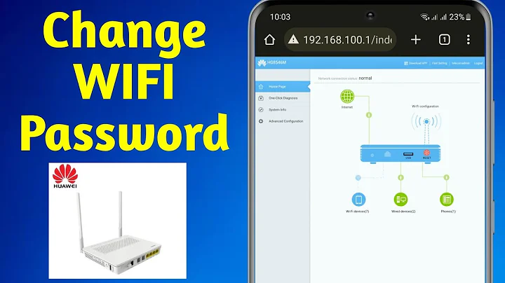 How to Change WIFI Password of Huawei Router from Mobile - Sky tech