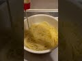 【飯テロ】麺しかない時に作るパスタ【貧乏飯】　Pasta to make when you only have noodles