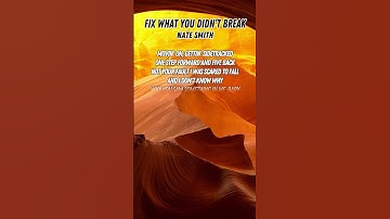 Thumbnail of Fix What You Didn’t Break - Nate Smith (Lyrics) #FixWhatYouDidntBreaklyrics #NateSmith
