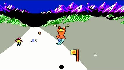 Slalom (NES) Playthrough - NintendoComplete