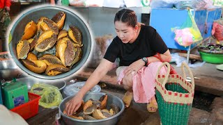 Big Sea Snail Amazing Soup | Market Show | Buy Big Sea Snail, Cook Soup and Eat | Mommy Cooking