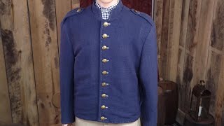 RICHMOND TYPE 2 JEAN WOOL JACKET- Indigo Blue-Shell Jacket-Blockade Runner Product