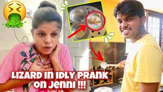 LIZARD IN HER FOOD PRANK ON JENNI | Prank Gone wrong!! | *She Ate It* | Jenni's Hacks screenshot 3