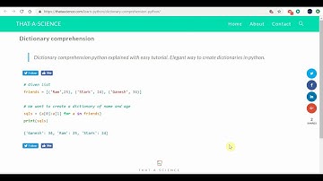 Dictionary comprehension python