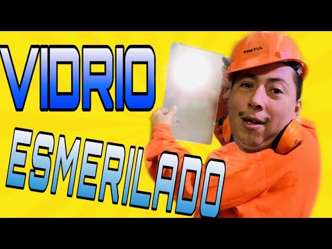 Video: ¿Cómo se llama el vidrio esmerilado?