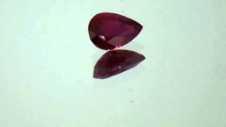 Ruby Burma Pear 0.96Ct. Id