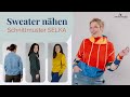 ✂️ Sweater mit Stehkragen nähen | Schnittmuster SELKA | easy