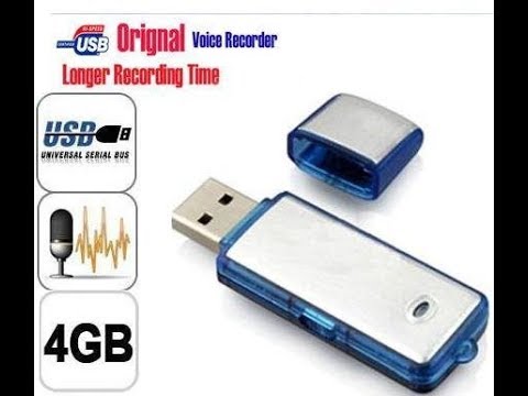 How to operate USB 2.0 flish Drive spy voice record by Gadgets TLK