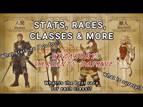 Wizardry Variants Daphne Stats Guide: Attributes, Races, and Gear