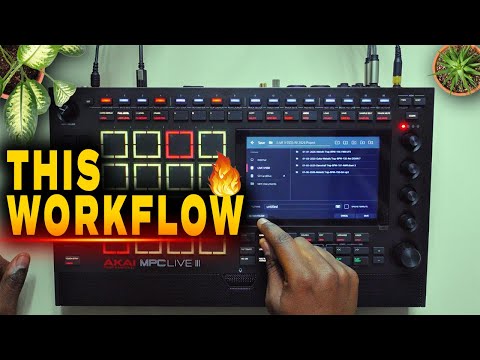 Making A Modern Melodic Trap Beat On MPC Live 3 Fast Workflow 