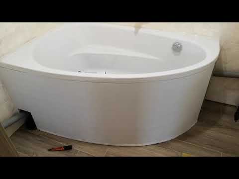 Экран для асимметричной ванны своими руками