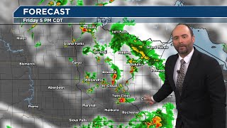 Friday Evening Forecast. Watch Severe Hail & Wind Threat, then a Beautiful Weekend