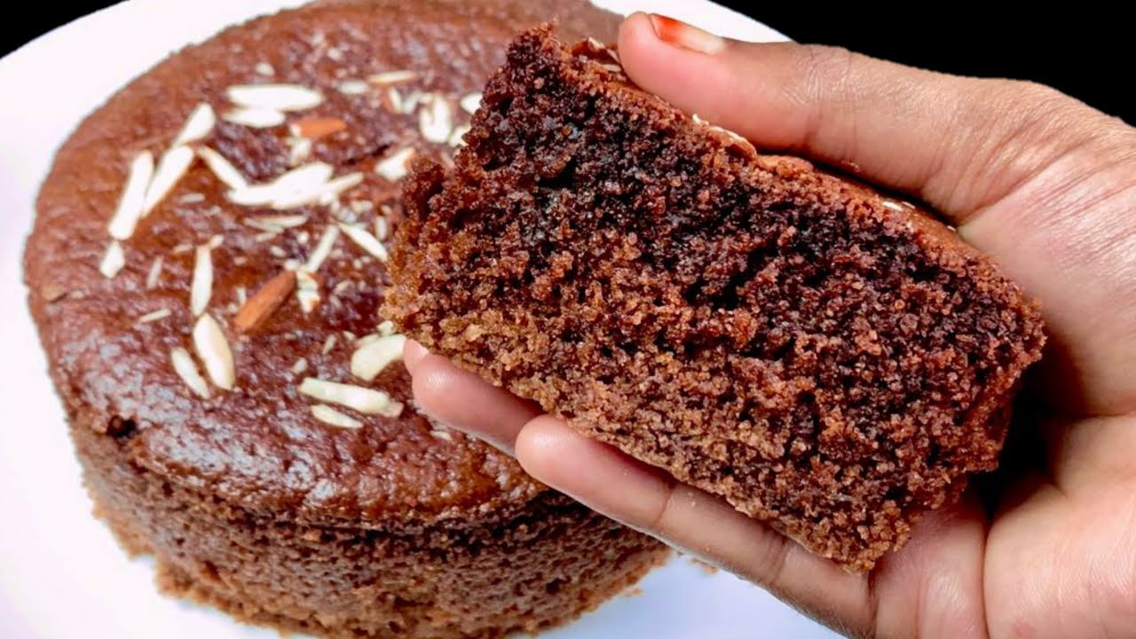 முட்டை இல்லாமல் ரவை வைத்து பஞ்சு போல சாக்லேட் கேக் | Eggless Rava Chocolate Cake | How To Make Cake